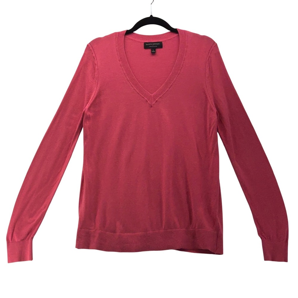 Banana Republic Sweater‎ Coral Large